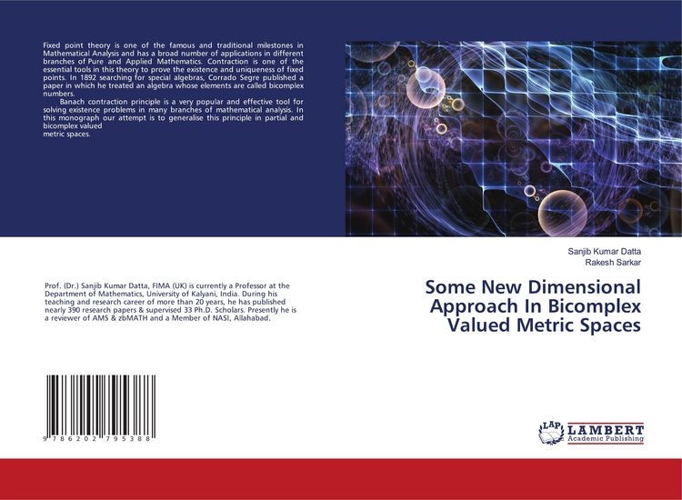 Produktbild: Some New Dimensional Approach In Bicomplex Valued Metric Spaces
