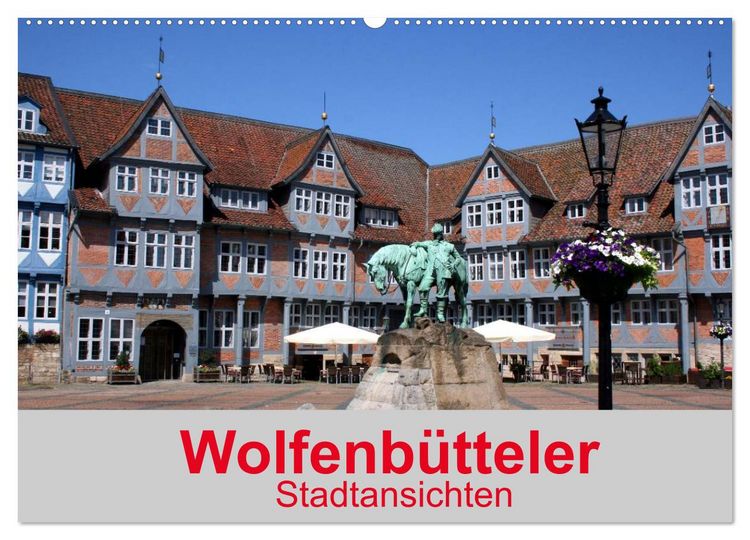 Produktbild: Wolfenb&uuml;tteler Stadtansichten (Wandkalender 2026 DIN A2 quer), CALVENDO Monatskalender