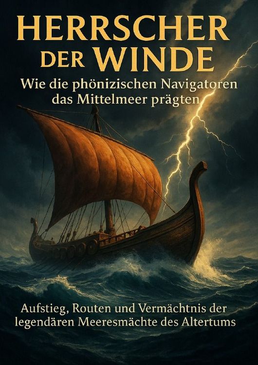 Produktbild: Herrscher der Winde: Wie die ph&ouml;nizischen Navigatoren das Mittelmeer pr&auml;gten