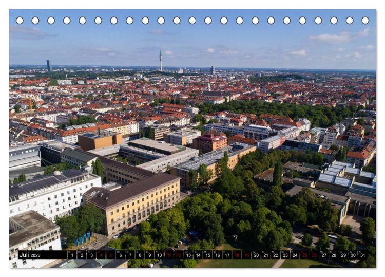 Produktbild: Himmel &uuml;ber Bayern (Tischkalender 2026 DIN A5 quer), CALVENDO Monatskalender