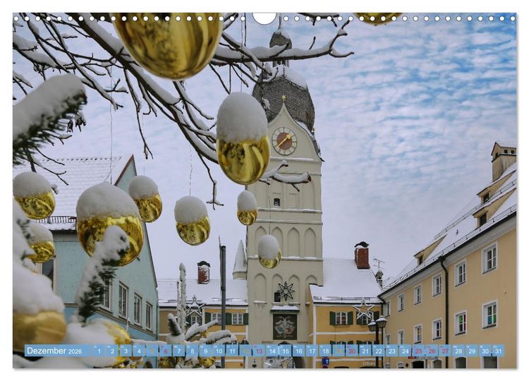Produktbild: Herzogstadt Erding (Wandkalender 2026 DIN A3 quer), CALVENDO Monatskalender