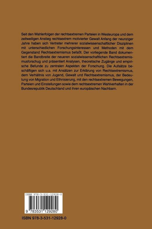 Produktbild: Rechtsextremismus