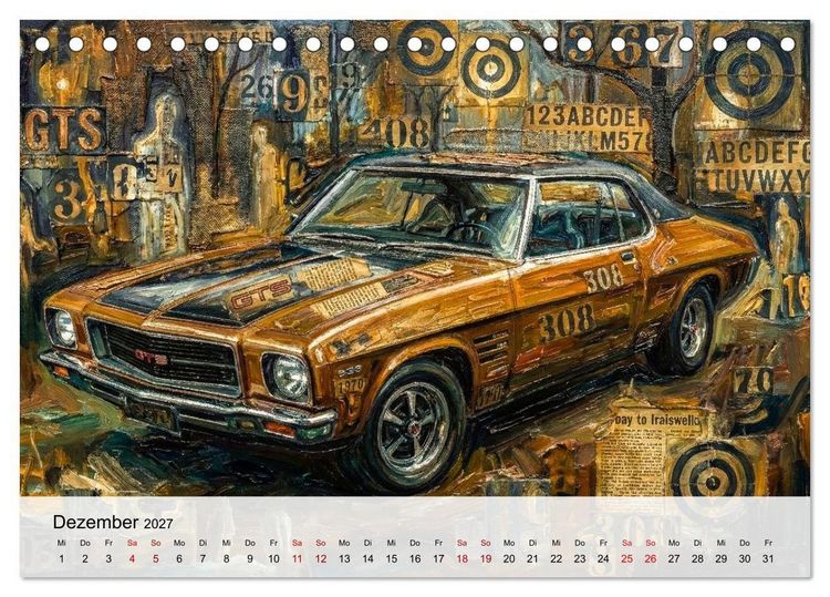 Produktbild: Steroide auf vier R&auml;dern (Tischkalender 2027 DIN A5 quer), CALVENDO Monatskalender