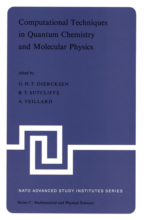 Produktbild: Computational Techniques in Quantum Chemistry and Molecular Physics