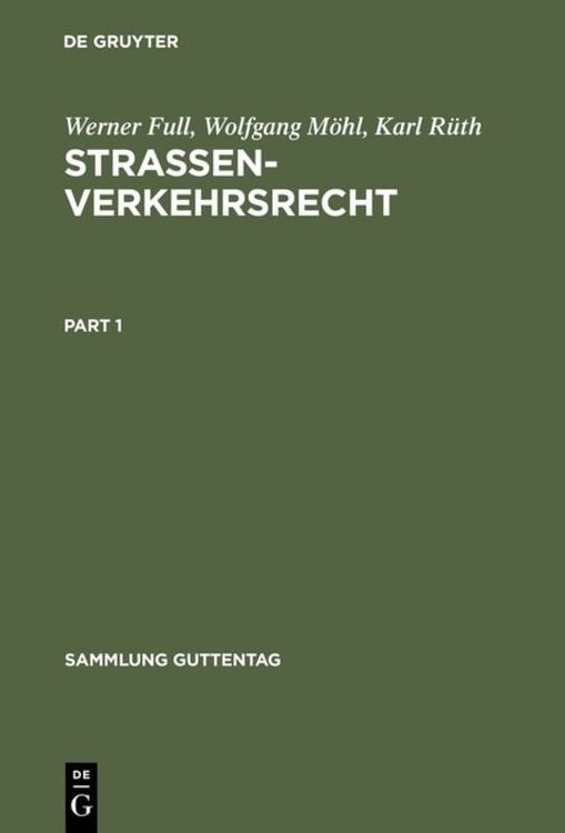 Produktbild: Strassenverkehrsrecht