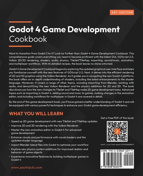 Produktbild: Godot 4 Game Development Cookbook