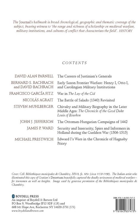 Produktbild: Journal of Medieval Military History