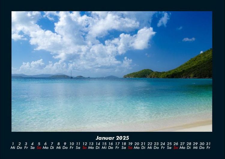 Produktbild: Die sch&ouml;nsten Meereslandschaften 2025 Fotokalender DIN A4