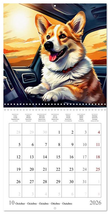 Produktbild: Dogs - Cute House Pets (Wall Calendar 2026 12 &times; 12 Inch) CALVENDO 12 Month Wall Calendar