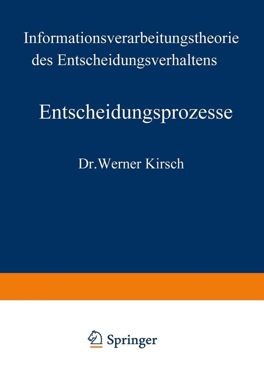Produktbild: Entscheidungsprozesse
