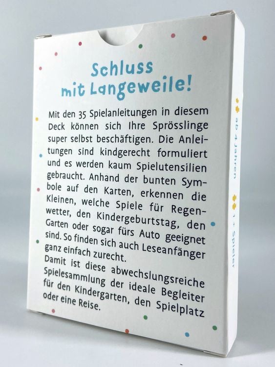 Produktbild: 35 Kinderspiele f&uuml;r drinnen, drau&szlig;en und unterwegs