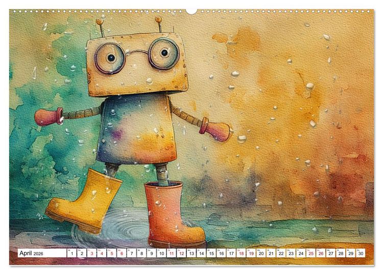 Produktbild: Leevi - Ein Freund zum Tr&auml;umen und Staunen (Wandkalender 2026 DIN A2 quer), CALVENDO Monatskalender