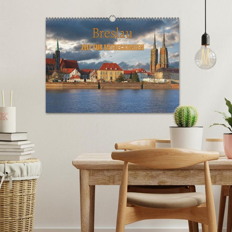 Produktbild: Breslau &ndash; Zeit f&uuml;r Entdeckungen (Wandkalender 2026 DIN A3 quer), CALVENDO Monatskalender
