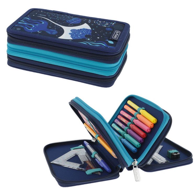 Produktbild: Herlitz Federmappe TriCase Deep Ocean 31 Teile
