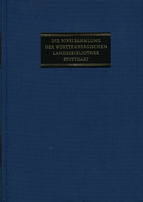 Produktbild: Lateinische Bibeldrucke.