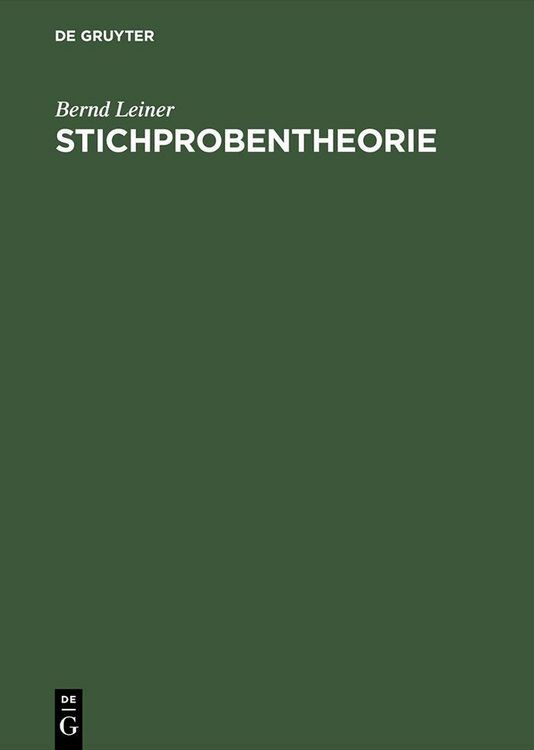 Produktbild: Stichprobentheorie