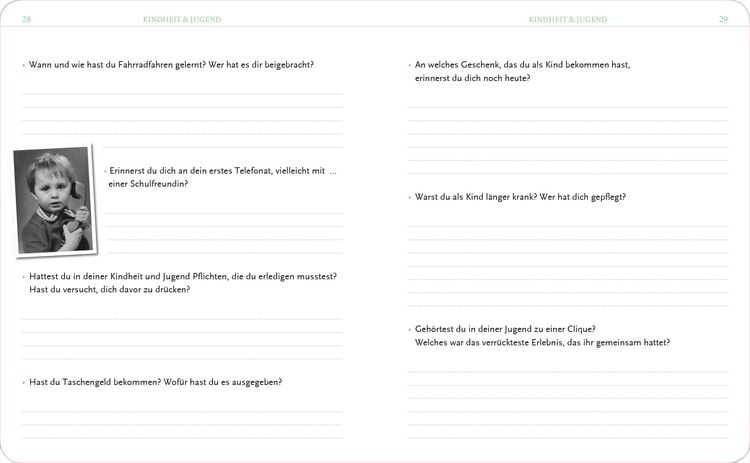 Produktbild: Eintragbuch mit Rei&szlig;verschluss - Erz&auml;hl mal! Geschichten und Erinnerungen aus meinem Leben