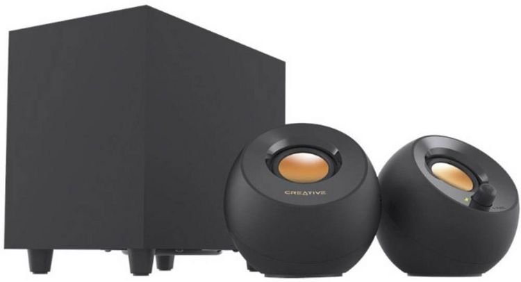 Produktbild: CREATIVE Pebble Plus, 2.1 Lautsprecher, 3,5 mm Stereoklinke, USB Powered