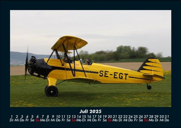 Produktbild: Flugzeuge 2025 Fotokalender DIN A5
