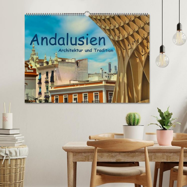 Produktbild: Andalusien, Architektur und Tradition (Wandkalender 2026 DIN A2 quer), CALVENDO Monatskalender