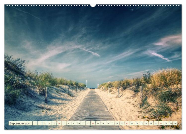 Produktbild: Ostsee - Impressionen (Wandkalender 2026 DIN A2 quer), CALVENDO Monatskalender