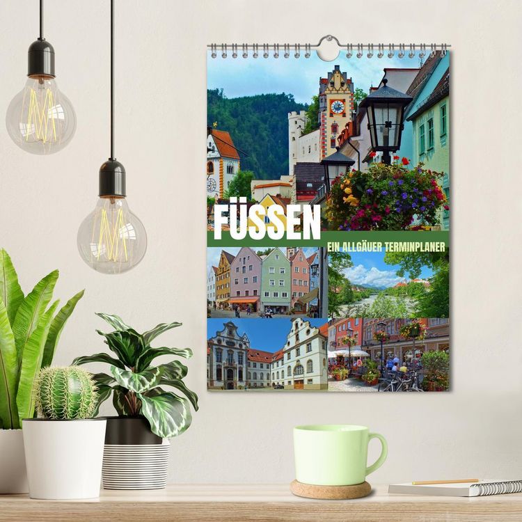 Produktbild: F&uuml;ssen - Ein Allg&auml;uer Terminplaner (Wandkalender 2026 DIN A4 hoch), CALVENDO Monatskalender