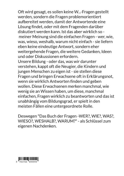 Produktbild: Das Buch der Fragen