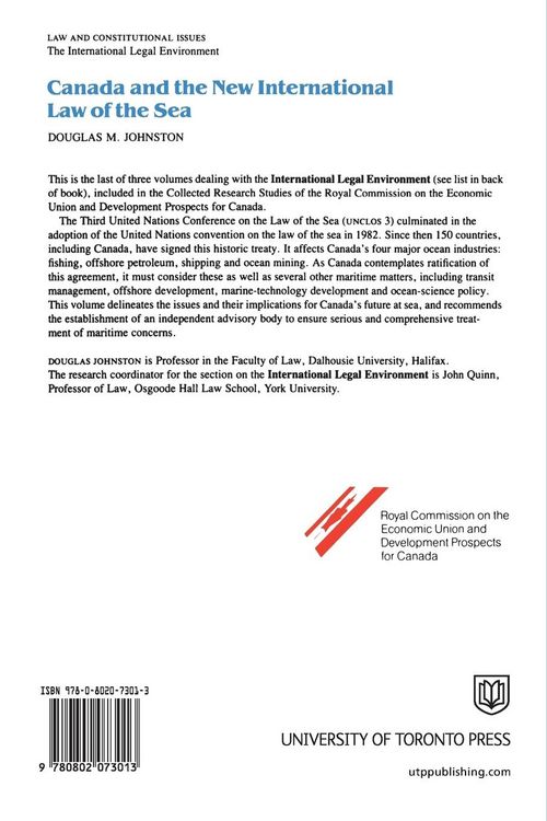 Produktbild: Canada and the New International Law of the Sea