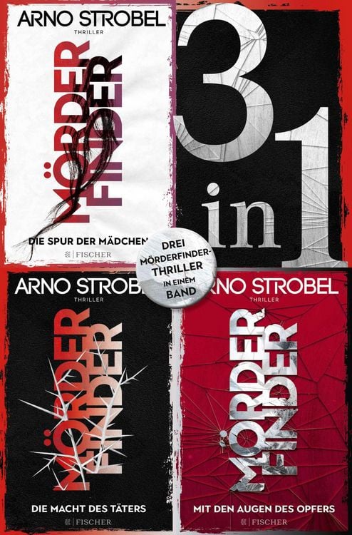 Produktbild: Die Spur der M&auml;dchen / Die Macht des T&auml;ters / Mit den Augen des Opfers - Drei &raquo;M&ouml;rderfinder&laquo;-Thriller in einem Band