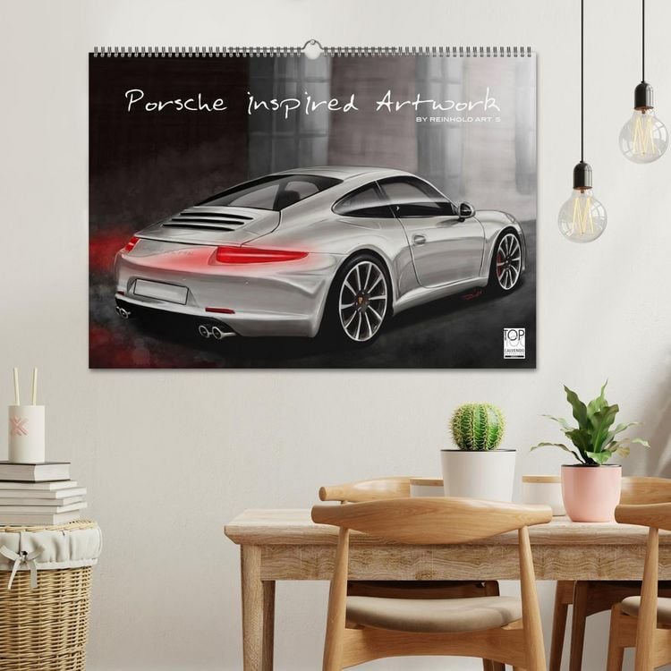 Produktbild: Porsche inspired Artwork by Reinhold Art&acute;s (Wandkalender 2026 DIN A2 quer), CALVENDO Monatskalender