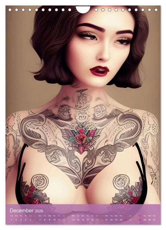 Produktbild: Inked Visions (Wall Calendar 2026 DIN A4 portrait), CALVENDO 12 Month Wall Calendar