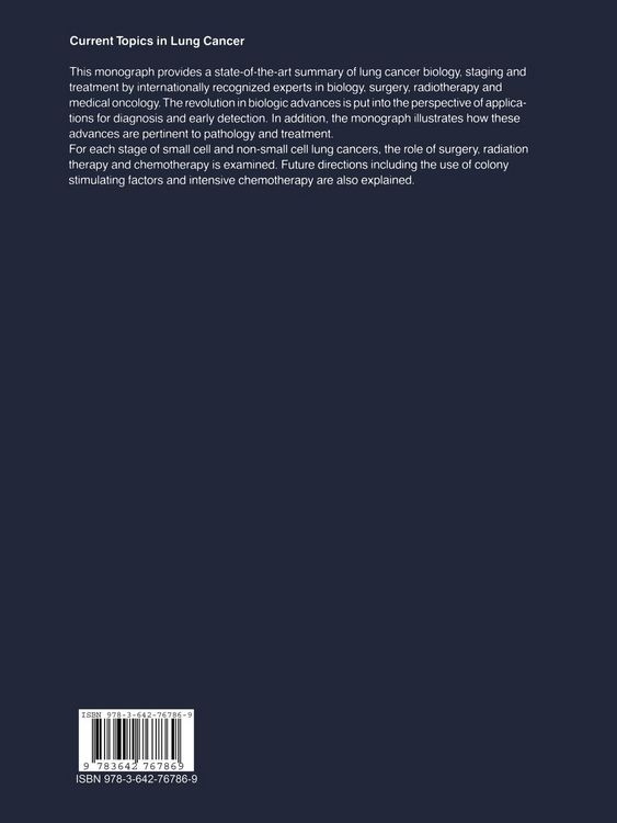 Produktbild: Current Topics in Lung Cancer