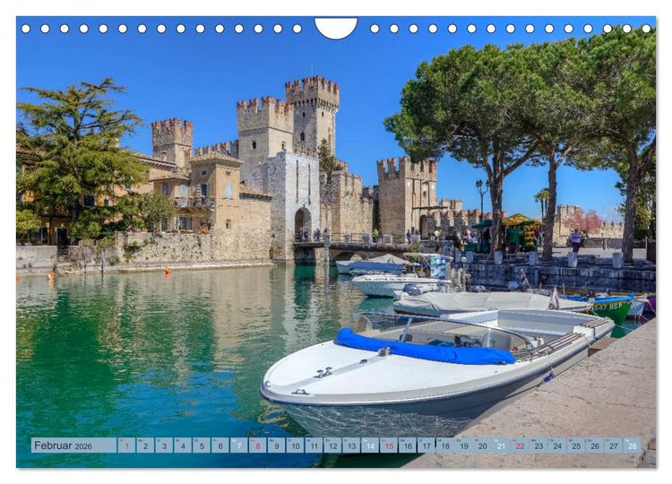 Produktbild: Gardasee, das Paradies im Norden Italiens (Wandkalender 2026 DIN A4 quer), CALVENDO Monatskalender