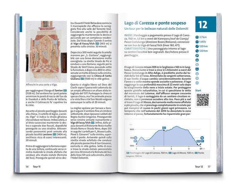 Produktbild: KOMPASS guida escursionistica Val di Fassa / Fassatal, 60 itinerari