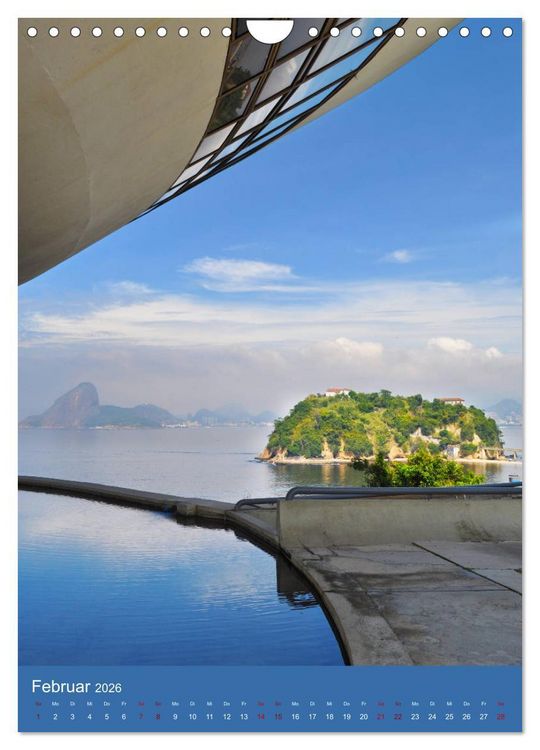 Produktbild: Erlebe mit mir Rio de Janeiro (Wandkalender 2026 DIN A4 hoch), CALVENDO Monatskalender