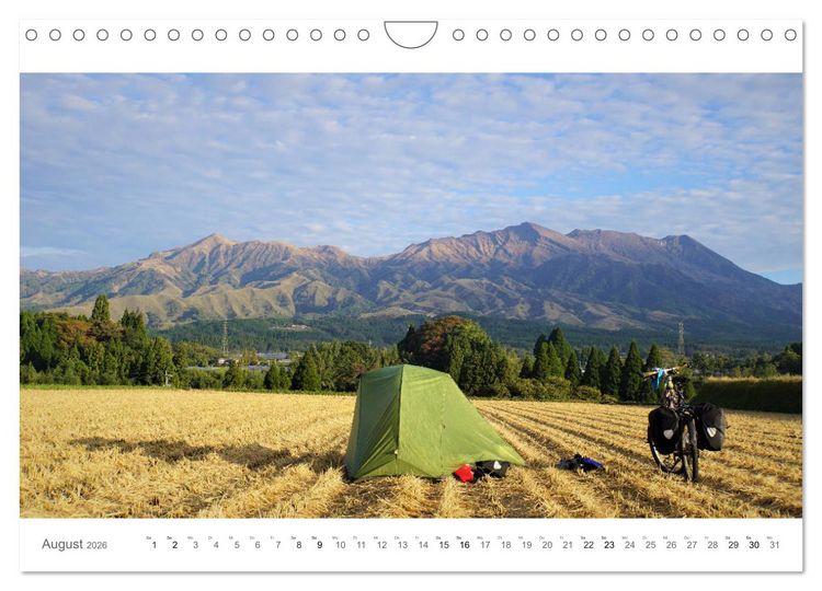 Produktbild: Kyushu - Japans vielf&auml;ltigste Insel (Wandkalender 2026 DIN A4 quer), CALVENDO Monatskalender