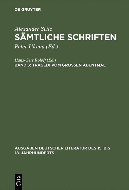 Produktbild: Tragedi vom Gro&szlig;en Abentmal