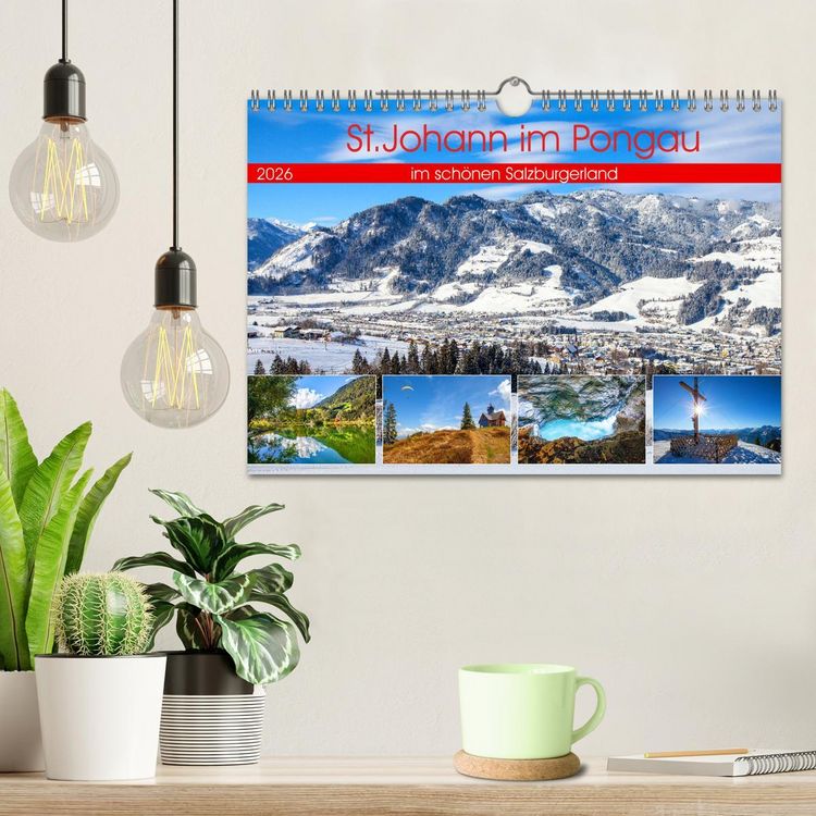 Produktbild: St.Johann im Pongau (Wandkalender 2026 DIN A4 quer), CALVENDO Monatskalender
