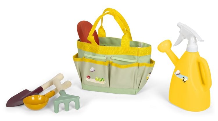 Produktbild: Gartentasche mit Gartenwerkzeug "tiny garden"