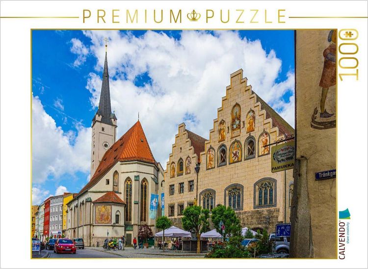 Produktbild: CALVENDO Puzzle Wasserburg am Inn | 1000 Teile Lege-Gr&ouml;&szlig;e 64x48cm Foto-Puzzle f&uuml;r gl&uuml;ckliche Stunden