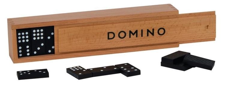 Produktbild: Dominospiel im Holzkasten