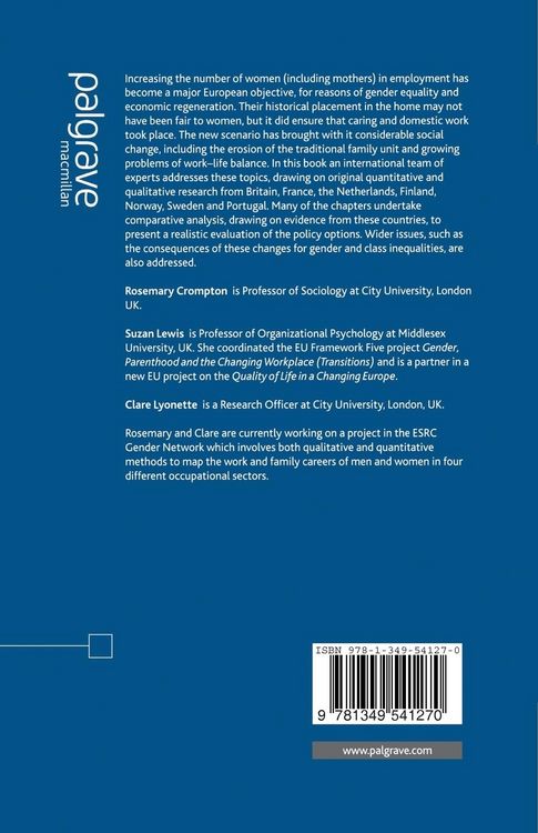 Produktbild: Women, Men, Work and Family in Europe