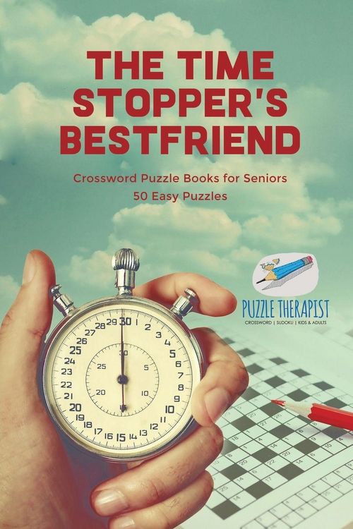 Produktbild: The Time Stopper's Bestfriend | Crossword Puzzle Books for Seniors | 50 Easy Puzzles