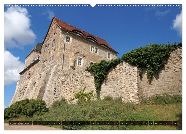 Produktbild: Wunderbares Th&uuml;ringen - Burgen (Wandkalender 2026 DIN A2 quer), CALVENDO Monatskalender