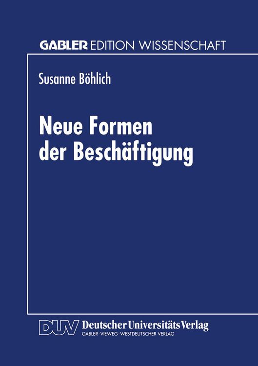 Produktbild: Neue Formen der Besch&auml;ftigung