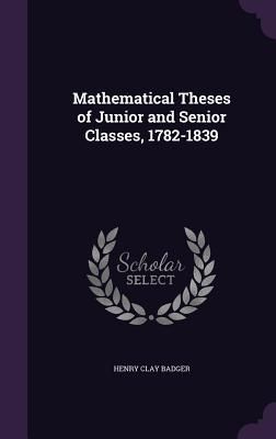 Produktbild: MATHEMATICAL THESES OF JR & SE