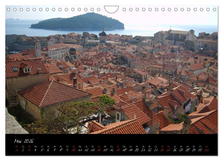 Produktbild: Kroatiens K&uuml;ste (Wandkalender 2026 DIN A4 quer), CALVENDO Monatskalender