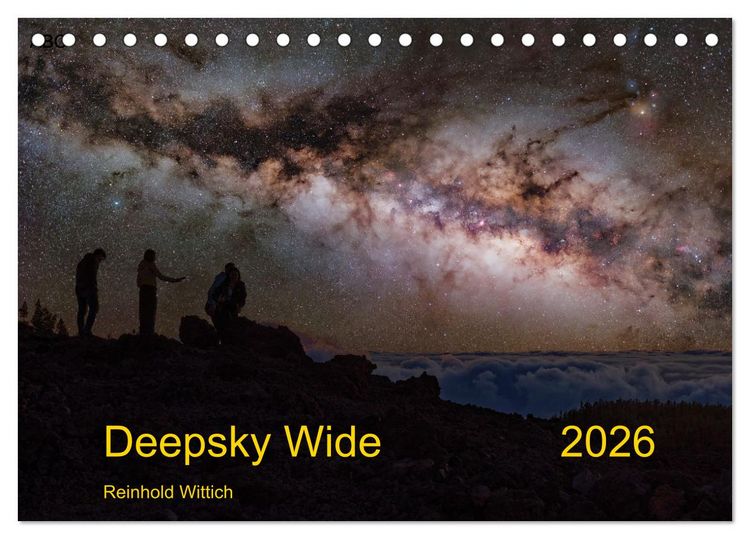 Produktbild: Deepsky Wide (Tischkalender 2026 DIN A5 quer), CALVENDO Monatskalender