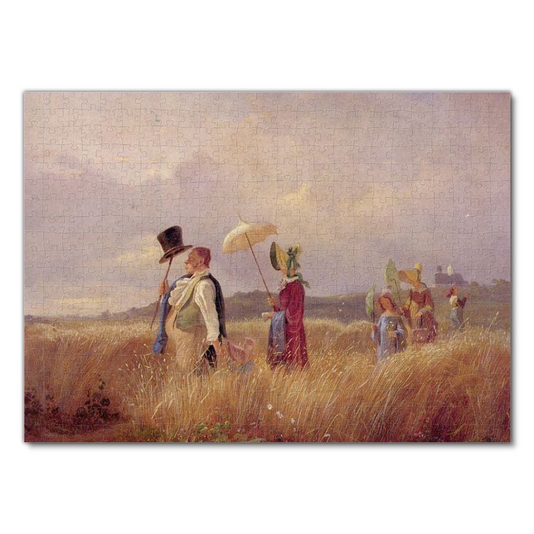 Produktbild: Lais Puzzle Carl Spitzweg - Der Sonntagsspaziergang 500 Teile