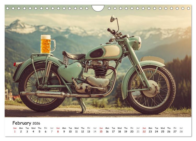 Produktbild: A Year of Beer - Bavarian Brews and Scenic Views (Wall Calendar 2026 DIN A4 landscape), CALVENDO 12 Month Wall Calendar